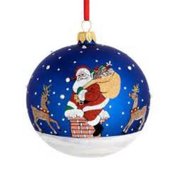 cheap hand blown clear christmas ornaments glass ball for sale