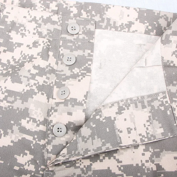 Hubei Yalida Factory Supplier BDU Tactical Combat Uniform Set Outdoor Suits ACU Color