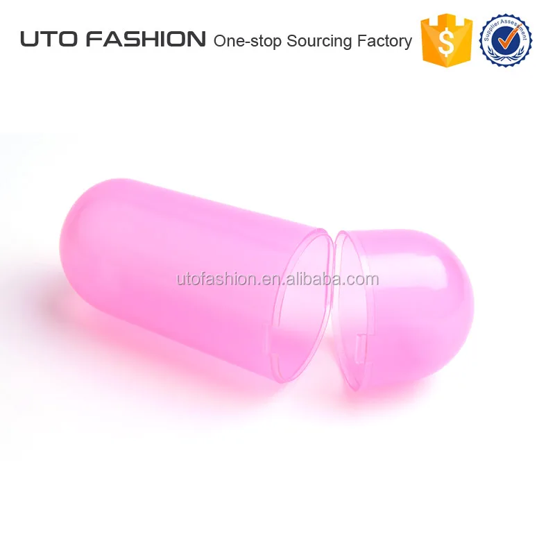 YT8054 Pill shape plastic eyeglasses case
