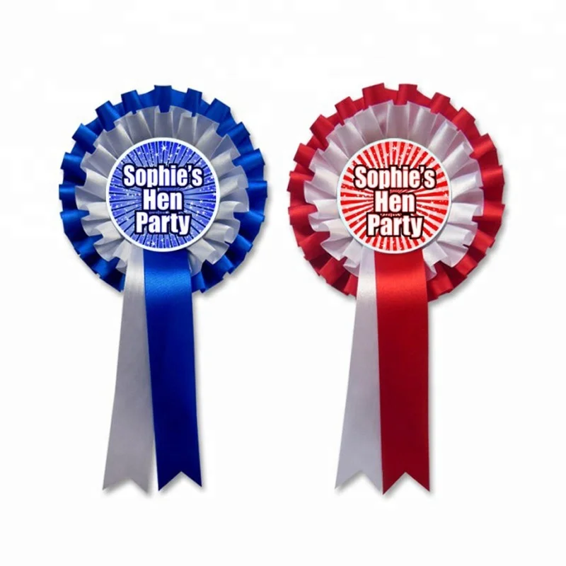 China Manufacturer Handmade Award Ribbon Rosette for Horse