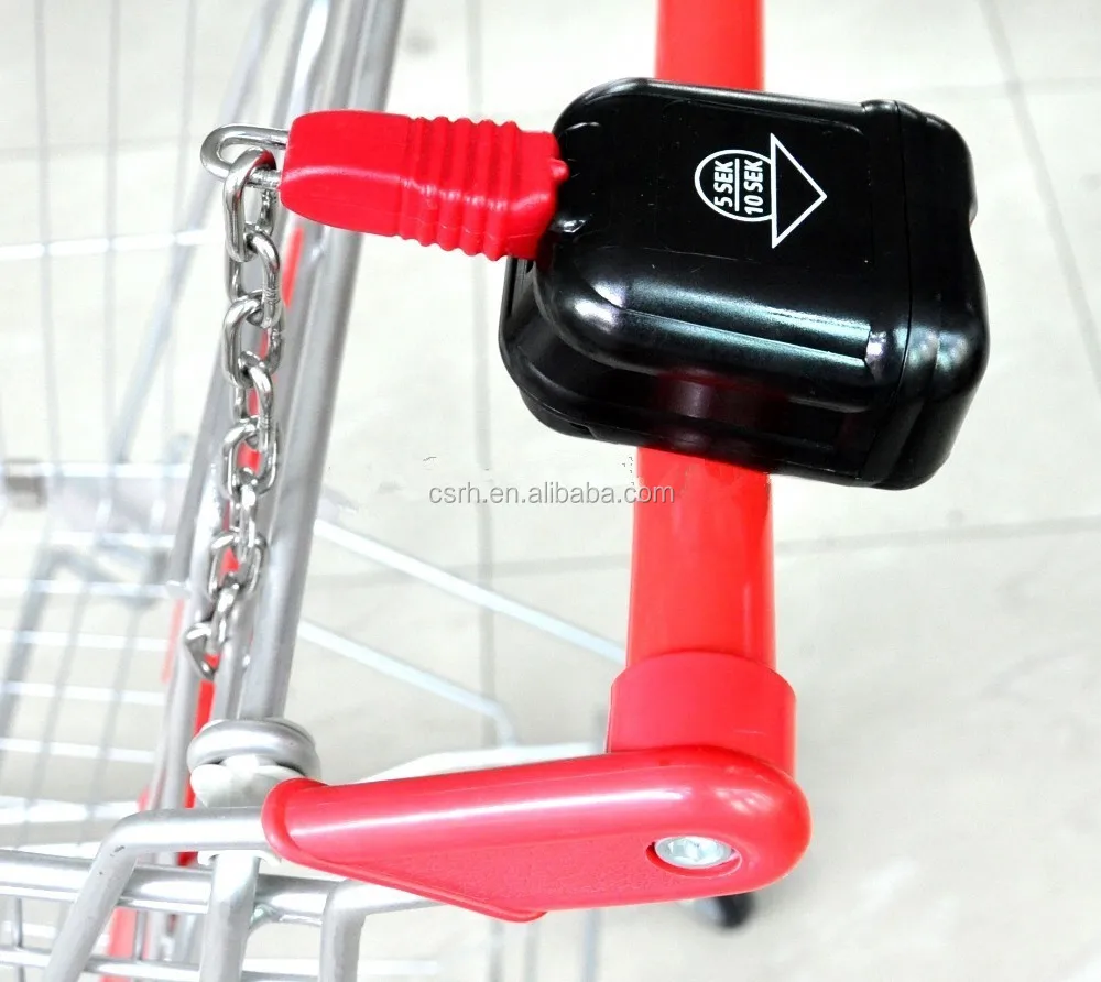 Plastic Coin Lock RH-STL02 Shopping Trolley Plastic Coin Lock