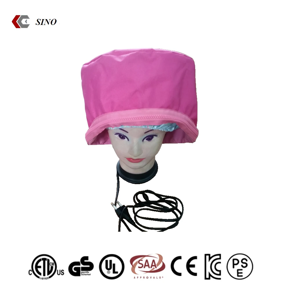 
Good quality PVC fast heating Hair steamer cap for home use Black heating cap portable hair steamer wholesale 