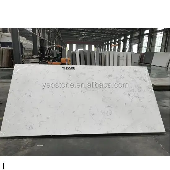 
2016 Hot Sale Clear Pure White Artificial Quartz Stone Slab Price India 