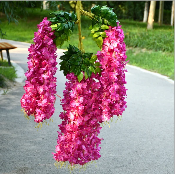 Cheap Wholesale Wedding Decorative wisteria hanging flower