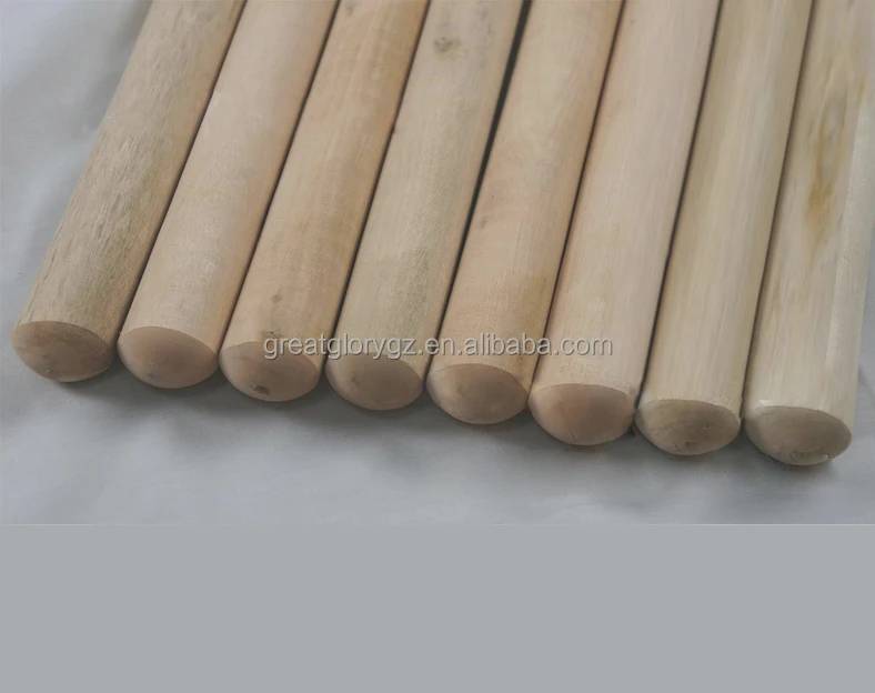 Chinese Supplier Wood Broom Stick with Italian Screw