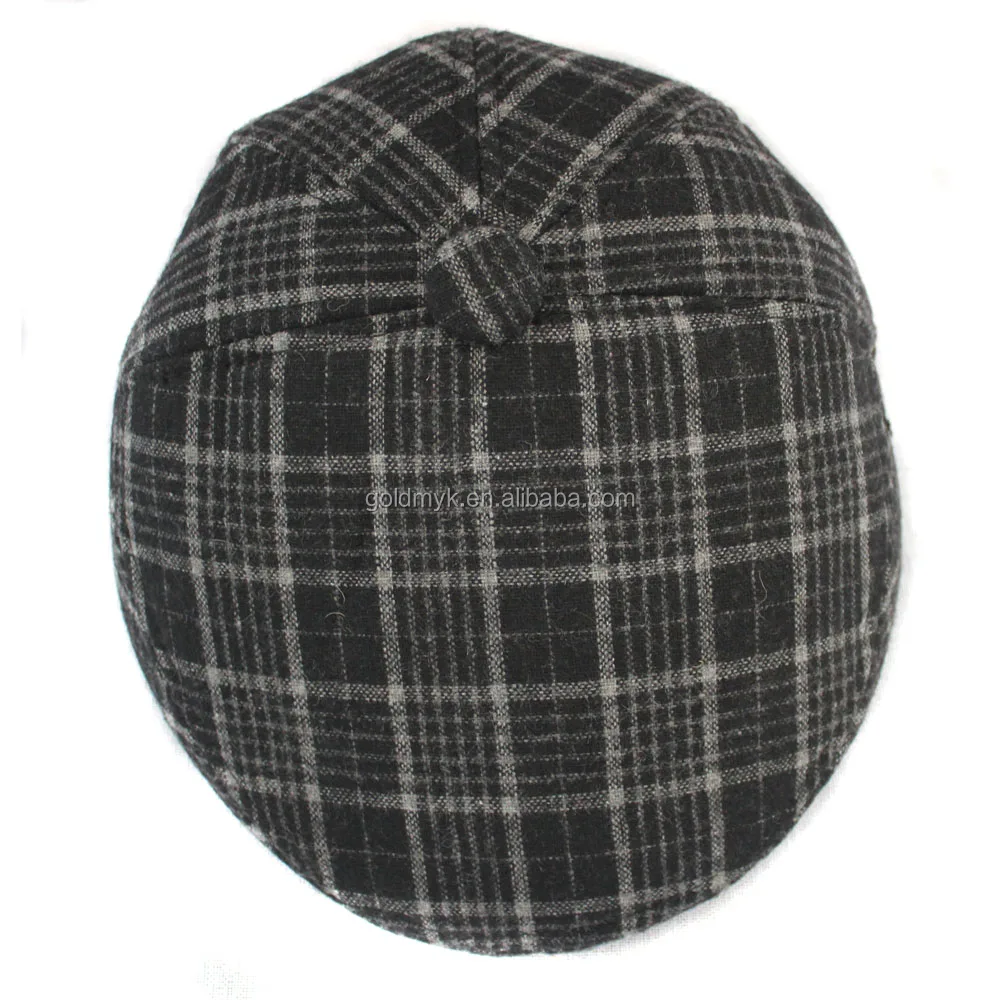 Checked Retail Sell Fashion Gatsby fabric Wholesale custom fashion beret ivy gatsby hat cap