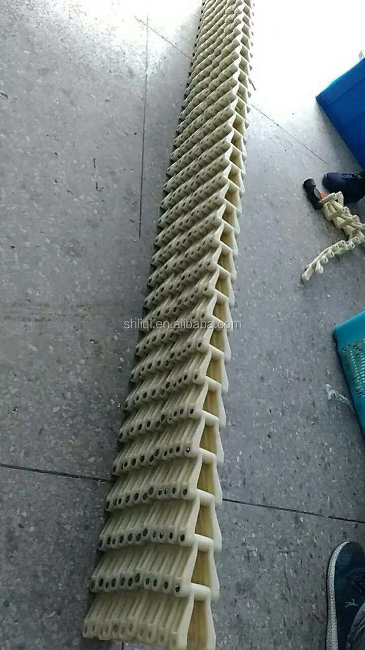 plastic chain conveyor belt Food grade PP material flat top plastic modular belt for conveyor machine