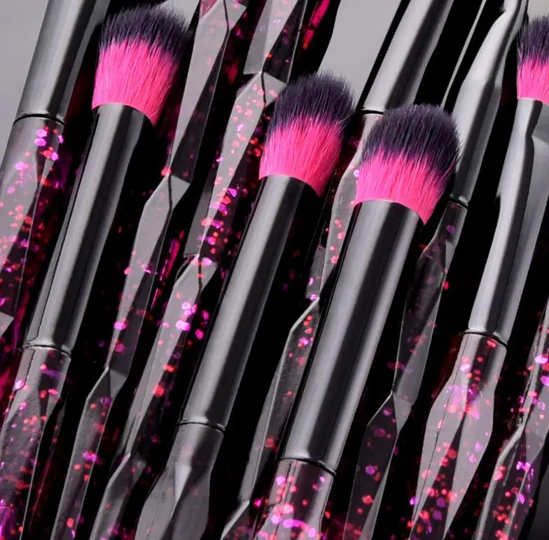 Wholesale Fashion Purple Night Sky diamond makeup brush