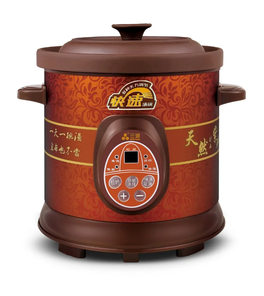 New Design stew pot Natural purple clay Ceramic Lid Stew Pot For Cooking Soup