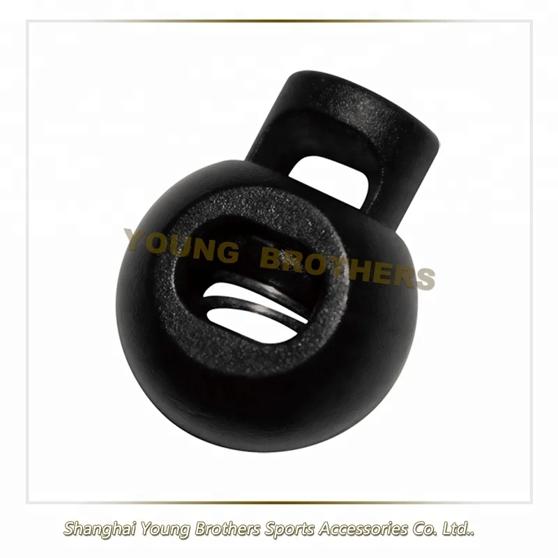 High Quality Plastic Oval Dual Cord Stopper with Two-Hole for Backpacks