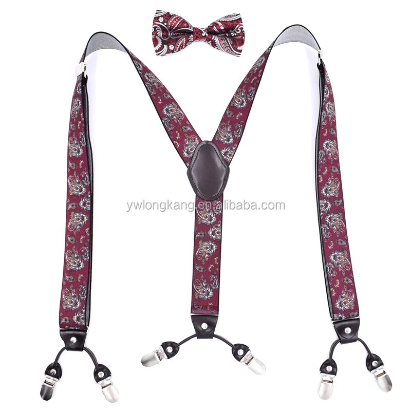 Customized Design Fashion  Braces Suspenders Set For Christmas Parties Or Weddings or Meetings
