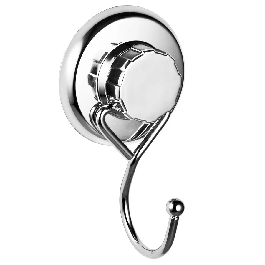 
Strong Power Suction Chrome Metal Hook 