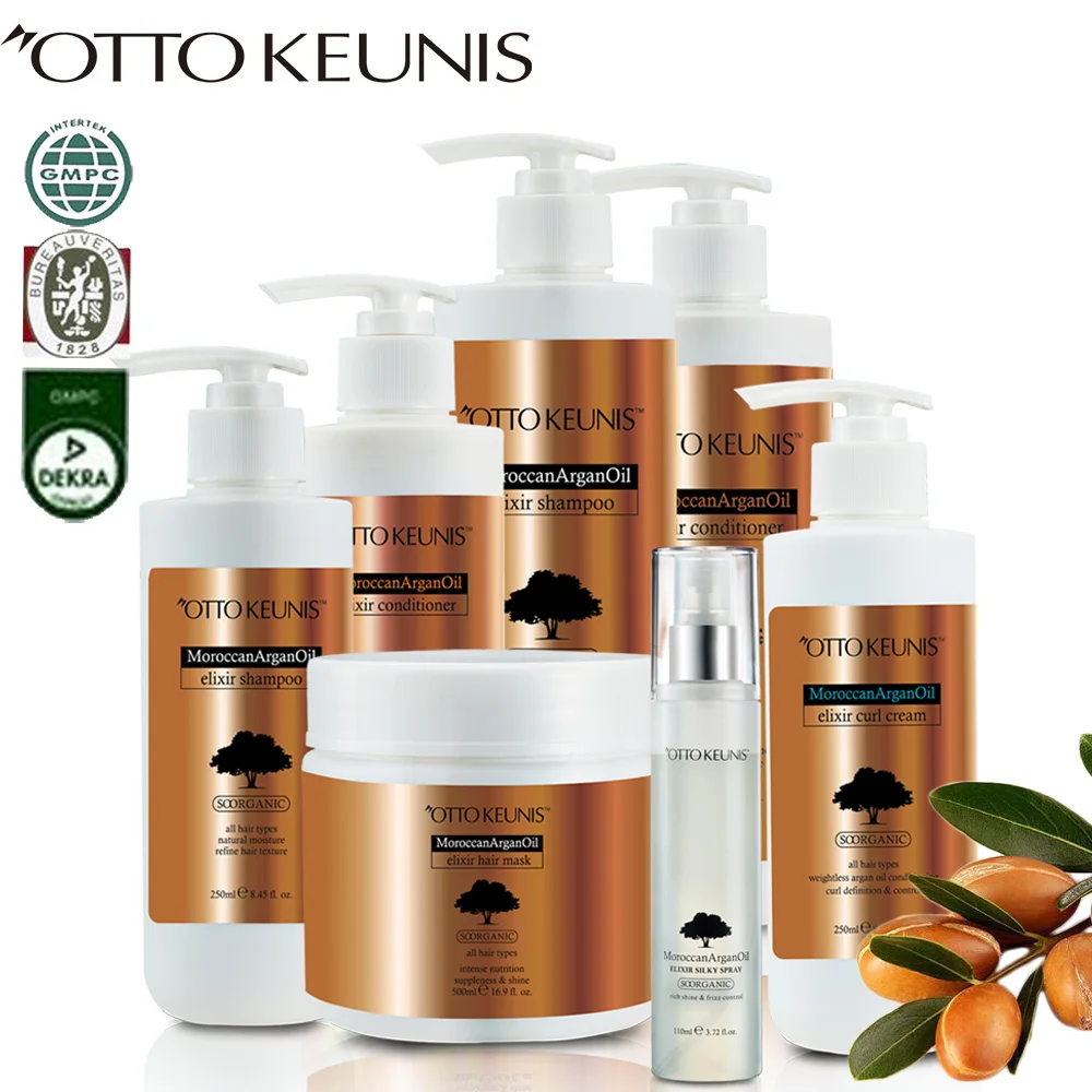 Argan Oil Private Label Organic Hair Extension Sulfate-free Shampoo And Conditioner For Thailand Hair Care