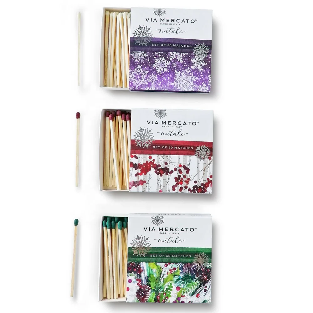 Factory price hiahg quality custom safety wooden matchsticks candle matches