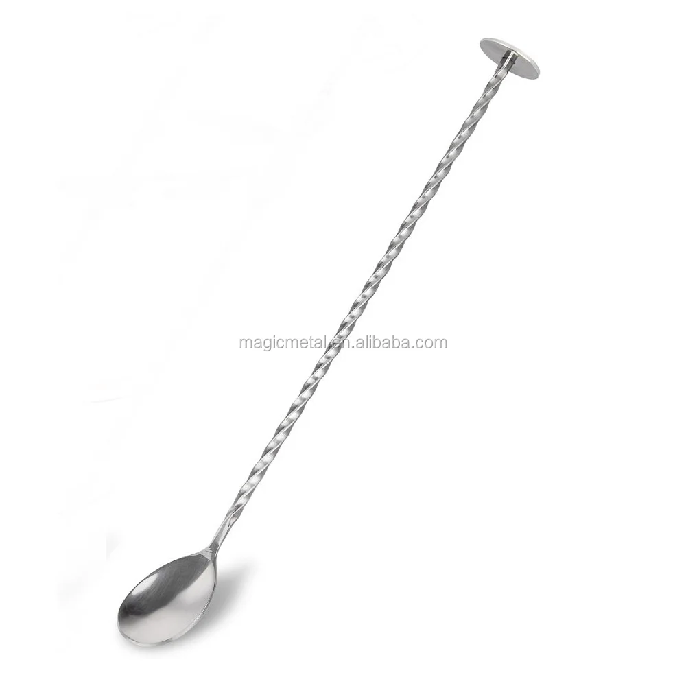 Factory Price stainless steel coffee bar accessories professional barware  mix cocktail barspoon for stirring