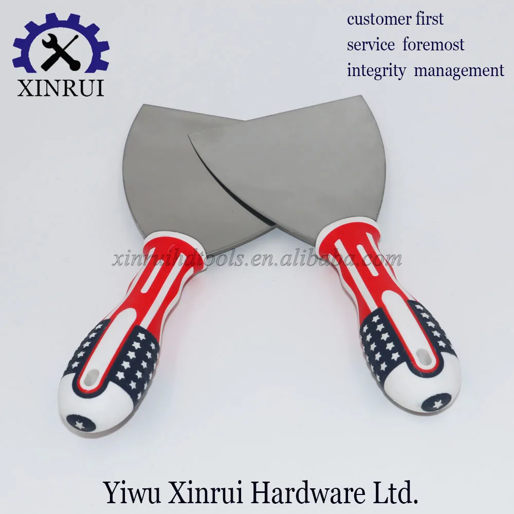 Newest design American flag handle Carbon steel blade putty knife