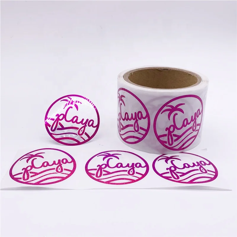 Waterproof Vinyl PVC Die Cut Label Custom Adhesive Printing Logo Sticker Label