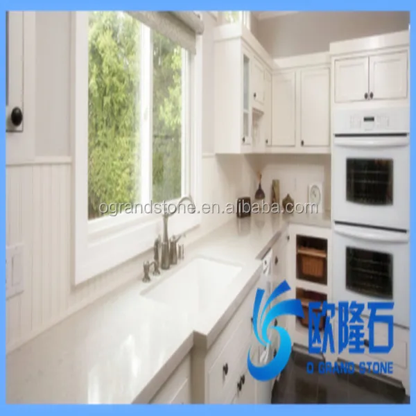 YF3871 Jazz белый кварц, белая плита из искусственного кварца для столешницы