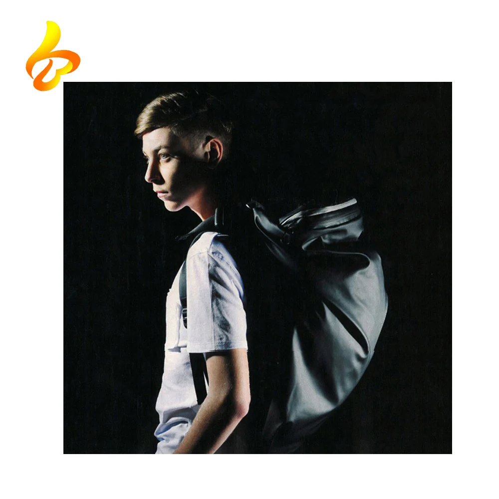 Man PU Leather Waterproof Fashional Backpack , Hoody Backpack, Hoodie Backpack