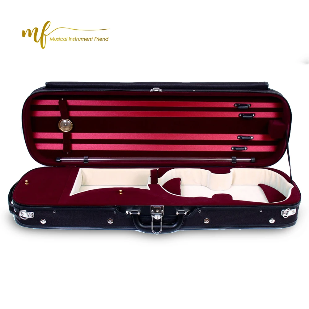 Wooden violin case hot sell violin hard case for violin 4/4