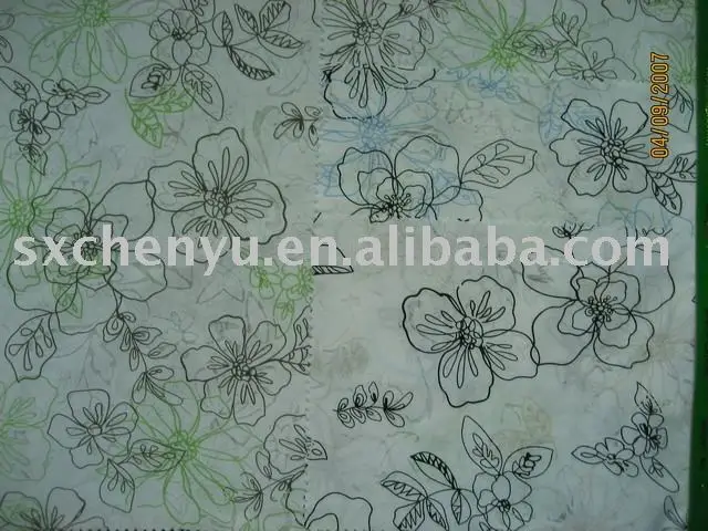 Хит продаж на рынке Китая сгорающая ткань CVC