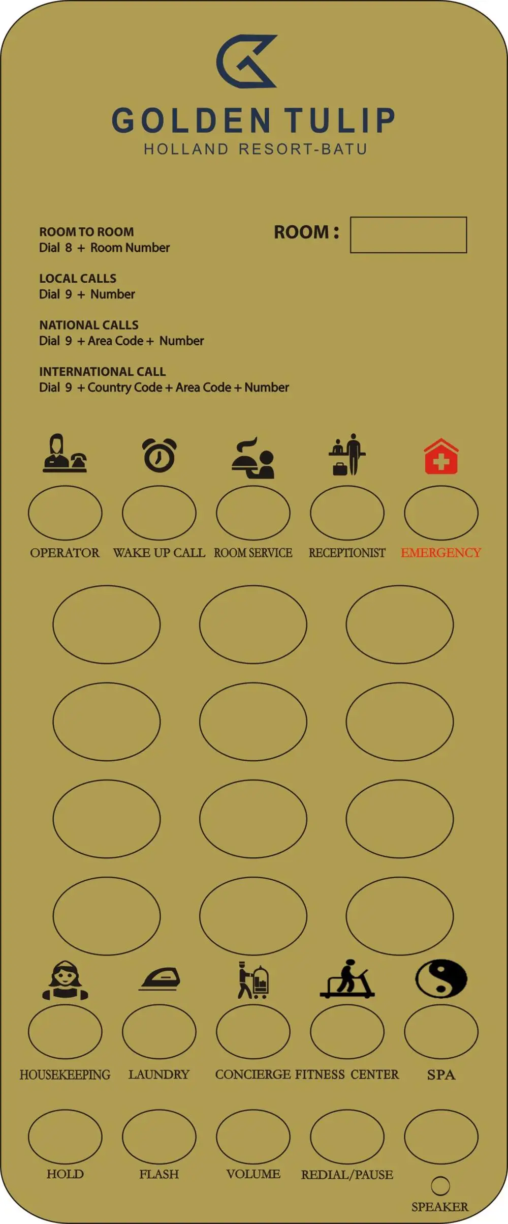 Professional hotel guestroom phone for star hotels