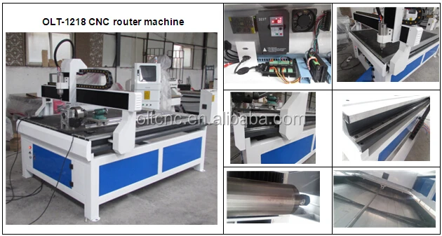 Дерево дизайн с чпу машина с авто инструмент датчик OLT-1218 / 1215 / 1318