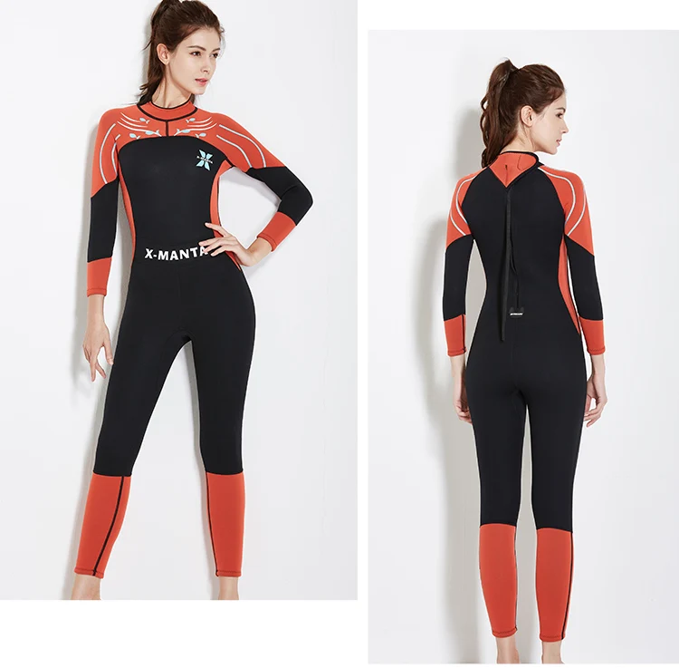 women wetsuit 3mm 1 piece suit full body girl wet suit