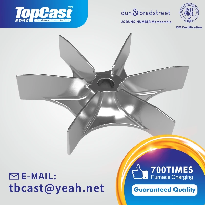 The best stainless steel  HT40  HH40  HK40  1.4848 alloy steel cast iron furnace fan