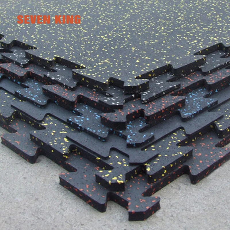 interlocking floor gym rubber mat