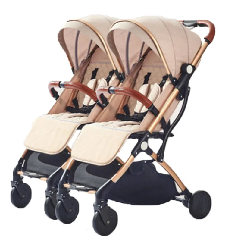 2022 Китай золотой поставщик оптовая продажа тандем 2 Детская двойная коляска для близнецов