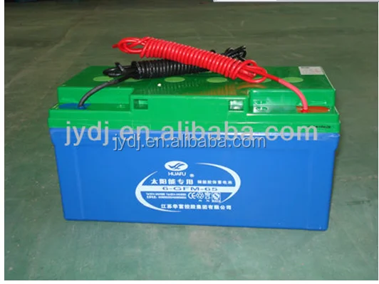12V 24V 100ah 200ah 300ah maintenance free deep cycle gel battery for solar street lighting