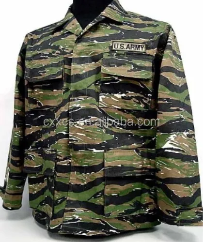 Lizard Stripe Camouflage BDU Army Military Uniform
