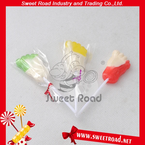 9g Foot Shape Hand Made Lollipop