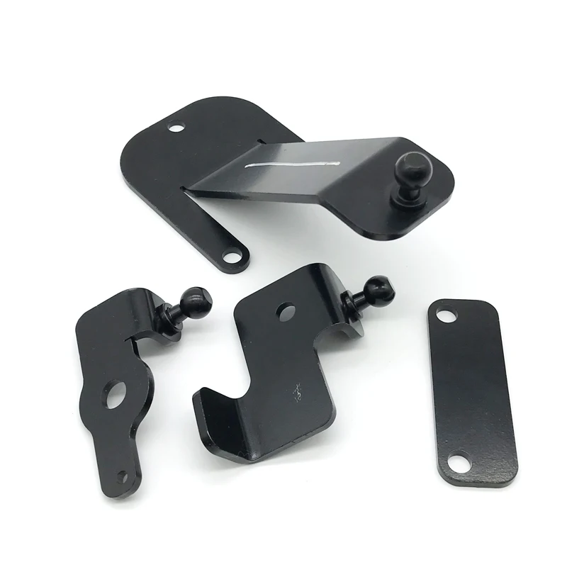 Black Galvanized Steel, Wrought Iron Metal L Size Angle Bracket for Sale