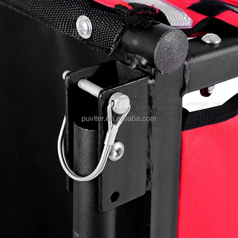 
Pet Bike Trailer Dog Cat Bicycle Pram Stroller Jogger Foldable(PT004) 