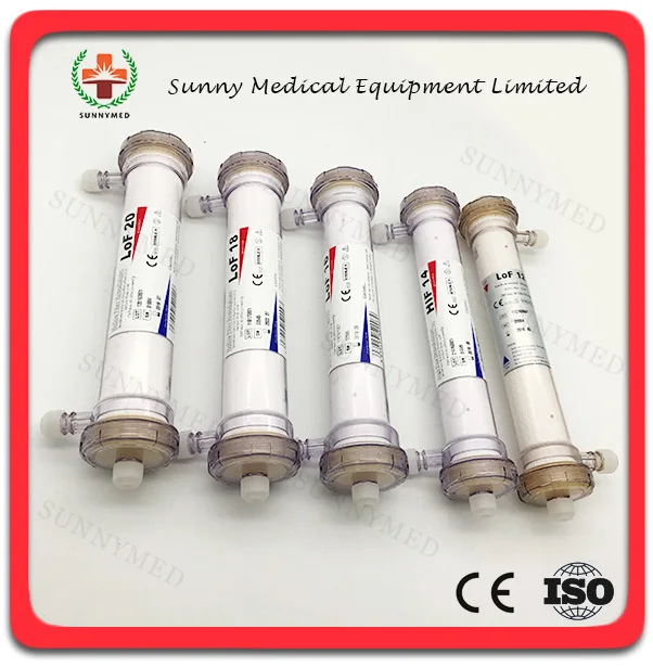 
SY-O008 Guangzhou Low flux High flux hemodialysis Blood Dialyzer blood tube disposable blood dialyzer for dialysis machine 