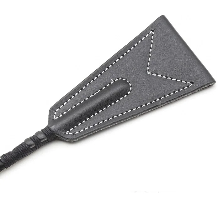 BDSM Bondage Riding Crop, Flogger With PU Leather Slapper Jump Bat, Horse Whip with Spanking Paddle for Adult Sex Game Play