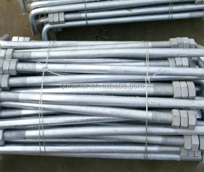 Горячеоцинкованный Якорный болт J-образной формы для строительной промышленности