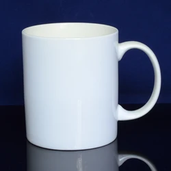 11oz blank sublimation bone china ceramic coffee mug with custom logo printing