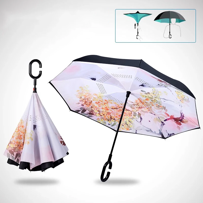 Uv Protection Ultra-light Cell Phone Umbrella 5 Fold Mini Umbrella