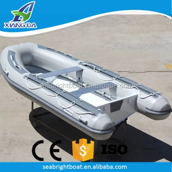 Aluminum Hull Material and Outboard Engine Type PVC or Hypalon Material Commercial RIB Inflatable Double Hull Boat with Prices