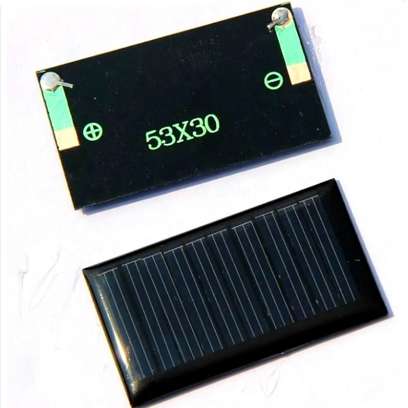 5V 30mA Small Solar Panel For DIY Toy 3.7V Battery Charger Solar LED Light Mini Solar Cells production line traffic light
