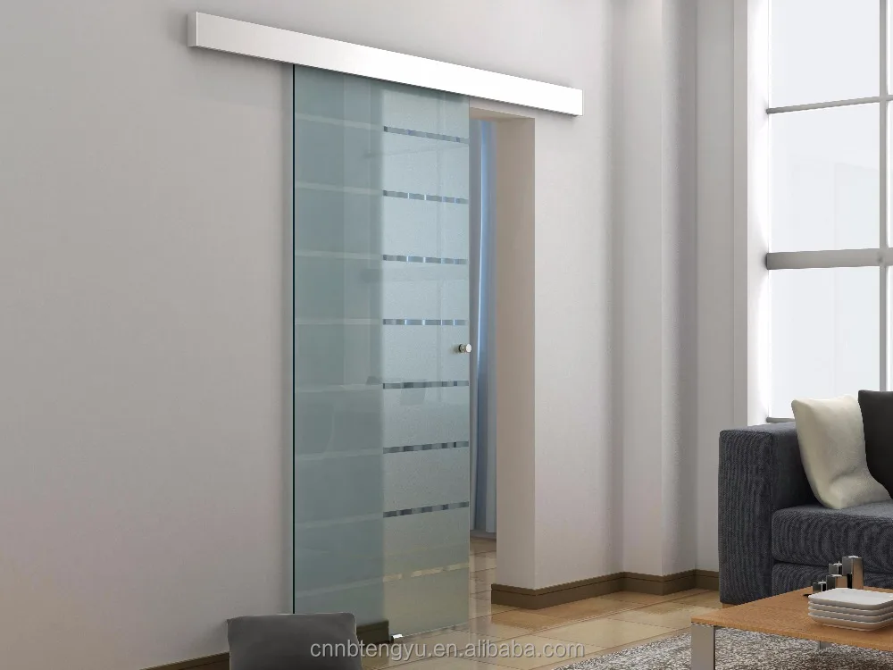 
Glass Sliding Door Aluminium Sliding Barn Door Hardware Flat Rail Glass Aluminum Sliding Barn Door Hardware 