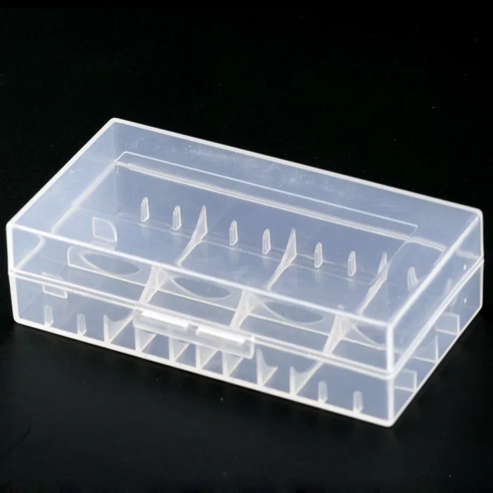 wholesale alibaba plastic box 2pcs li-ion battery case 18650 battery case
