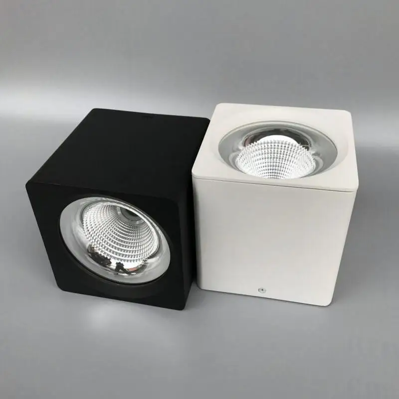 Rotation 3W 5W 10W Surface Mounted Square LED Downlight