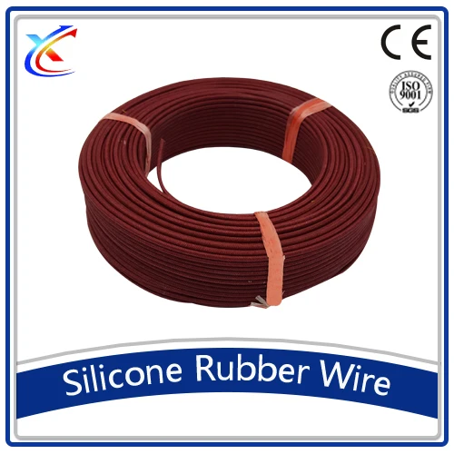 Силиконовая резина стекловолокна меди с изоляцией плетеный провод