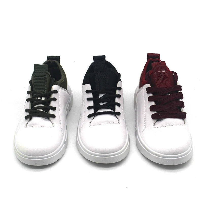
2018 New fashion design lace-up children shoes with cheap price 