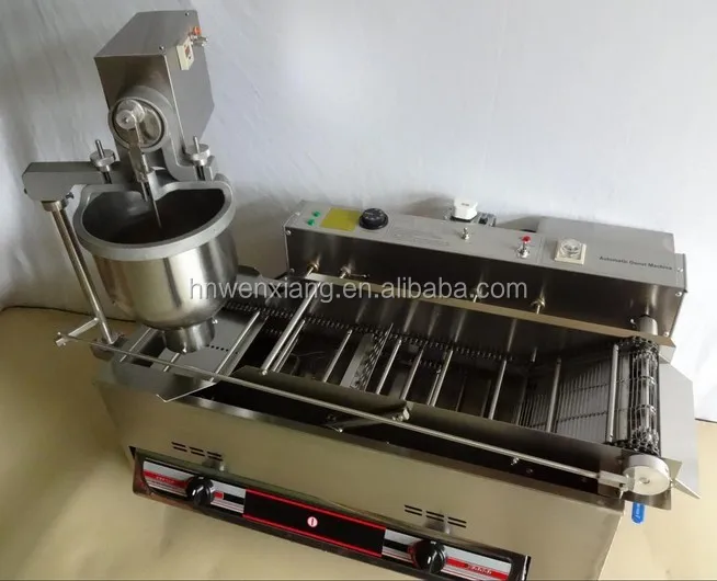 
Full automatic double row gas and electric donut making machine 