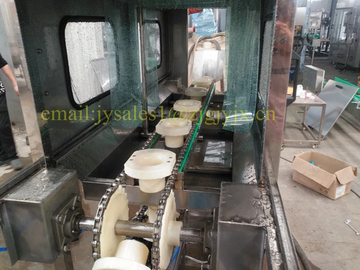 Liquid Filling Machine 20 Liters,5 Gallon Jar Water Washing And Filling Line